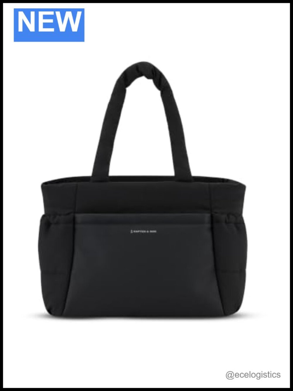 Minimalist Scandinavian Tote Shoulder Bag Water-Resistant Vegan 13L Laptop